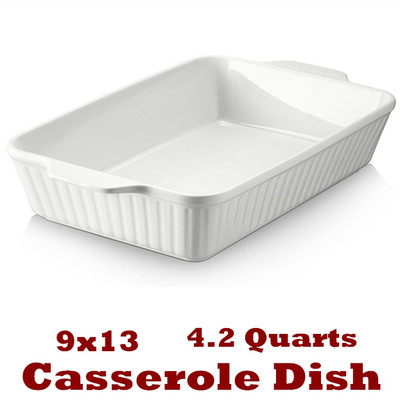 Casserole Dish Ceramic Baking Dish Large Lasagna Pan Oven