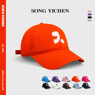 迪丽热巴同款RR字母棒球帽子女大头围宽帽檐鸭舌帽夏季百搭遮阳帽