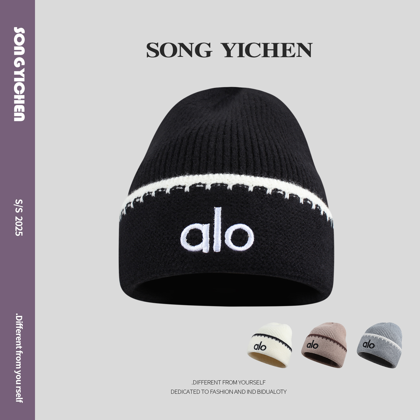 保暖毛线帽子女显脸小针织帽