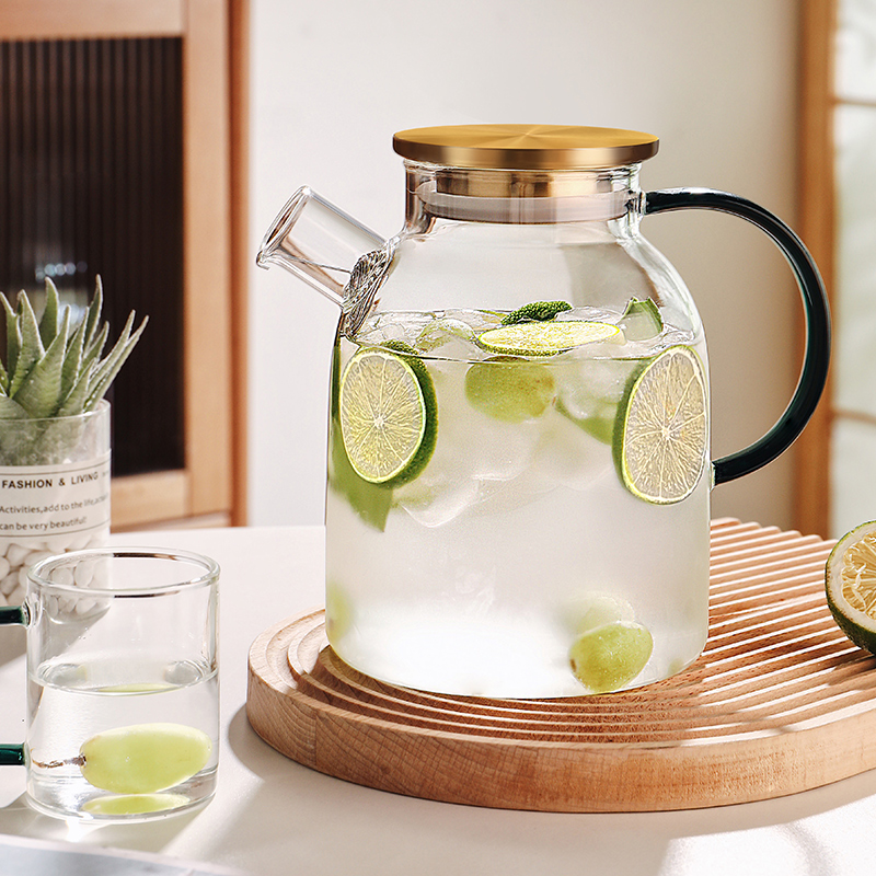 日式冷水壶家用玻璃果汁壶套装