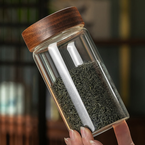 茶叶罐密封罐玻璃家用食品级储物