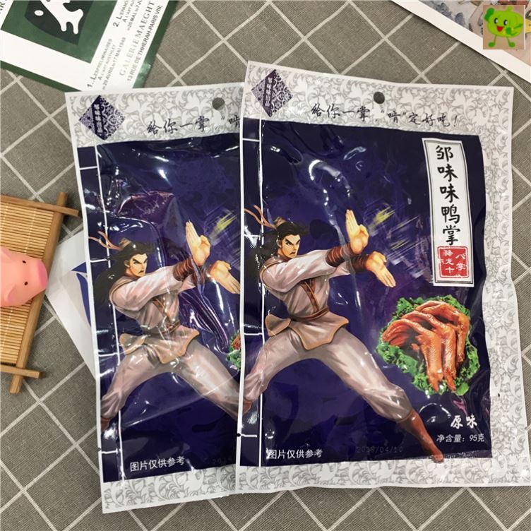 邹味味鸭掌降龙十八掌鸭爪鸭脚原/辣味卤味零食95克*10包包邮