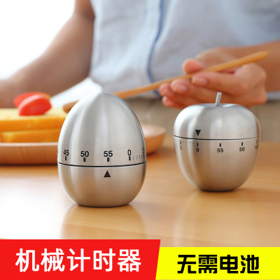 淇家不锈钢计时器无需电池机械式