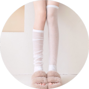 夏季过膝袜子女护膝百搭空调房防寒保护护腿套显瘦女袜网红