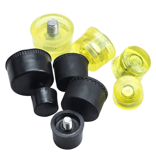 钢管柄安装锤头橡胶锤头小胶锤头尼龙锤头橡皮锤头实心锤头