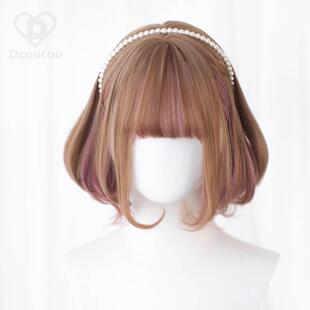 l来自剧院布兰卡|3cm层次娃的娃感5u短发|假发|Dcouco豆花家M