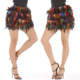 feather style costume skirt dance Fashion stage jazz peacock