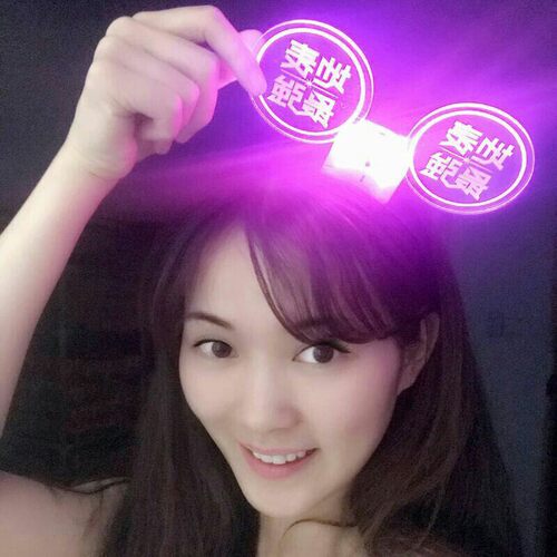 接娃灯y 学生放学器 d亚克力发光头箍演唱会生日聚会圣诞礼品