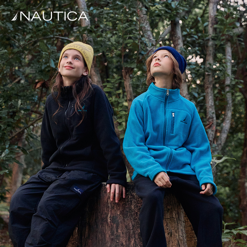 NAUTICA童装儿童摇粒绒外套户外