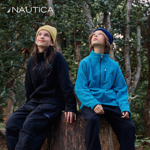NAUTICA童装儿童摇粒绒外套户外