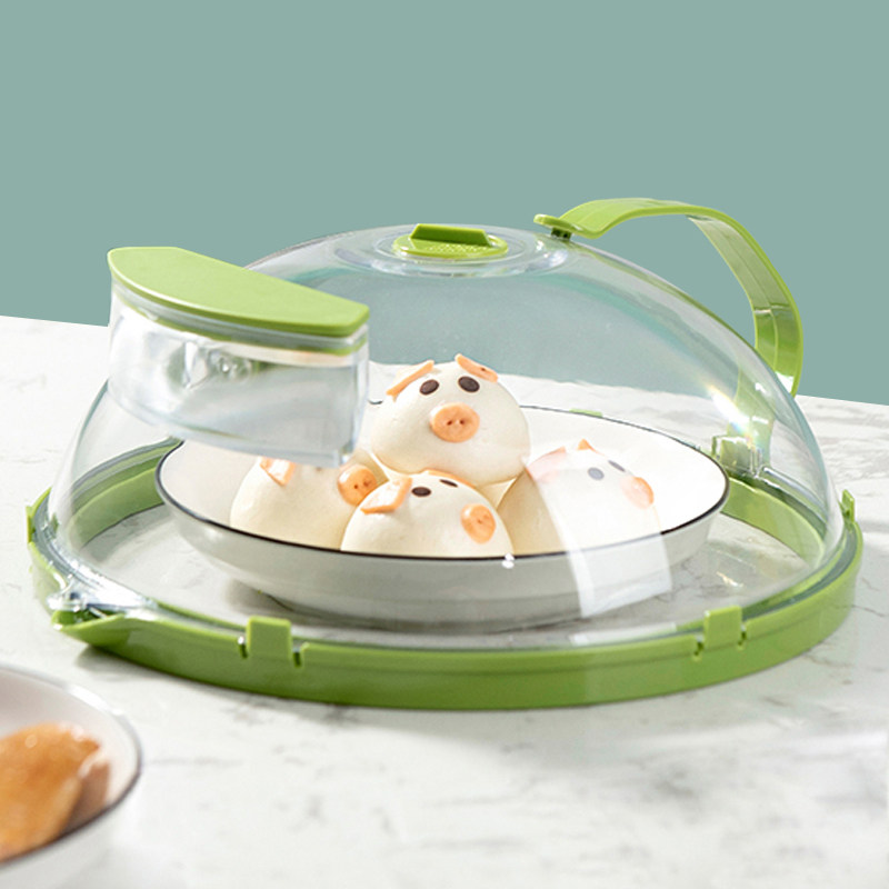 微波炉加热罩 家用保鲜盖菜罩热菜防油容器防溅盖 耐高温碗盖注水