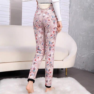 东北特厚大棉裤女冬季保暖加厚加棉护膝盖外穿显瘦大码打底裤休闲