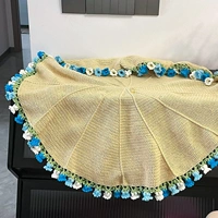 Синий набор материалов, широкая цветовая палитра, орхидея, диаметр 100мм, 100см