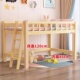 实木中高床单上层家用省空间儿童床上床下空随意布置多功能儿童床