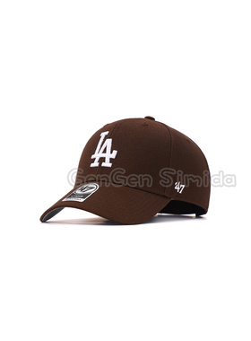 47brand帽子硬顶大标LA防晒复古男女NY棒球帽显脸小遮阳鸭舌帽潮