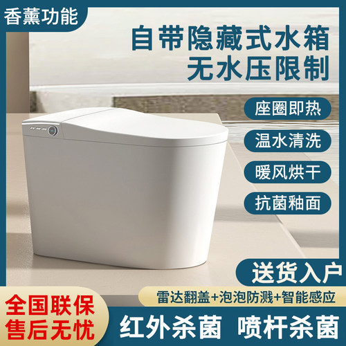 潮州轻半智能马桶全自动即热坐便