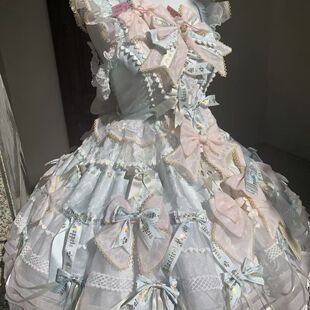 实体店现货 :梦中的蝴蝶结: 纱版 粉粉 古典玩偶 Lolita