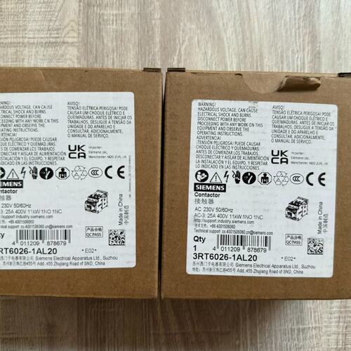 议价接触器3RT6026-1AL203RT6025-1AL203RT6027-1AL20
