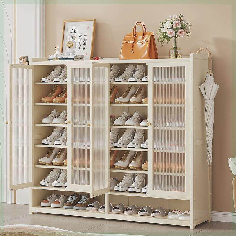 家用门口鞋架子楠竹入户多层鞋柜楼道室内外收纳神器新款2025爆款