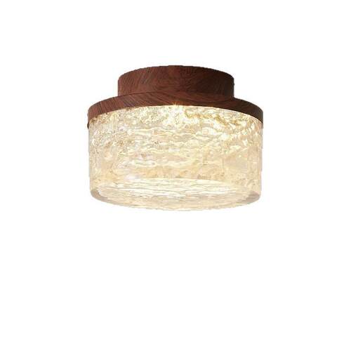 法式中古风吸顶灯树脂设计师复古玄关入户走廊灯过道衣帽间阳台灯