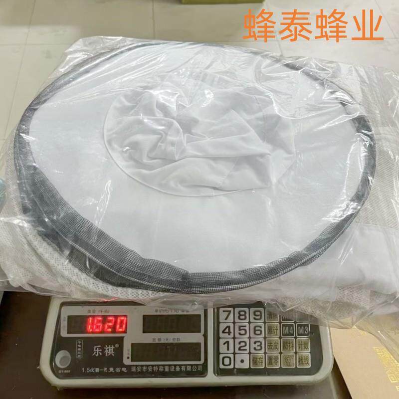 养蜂工具白色圆帽防蜂服出口型蜜蜂纯棉防护蜂衣全套连体太空服