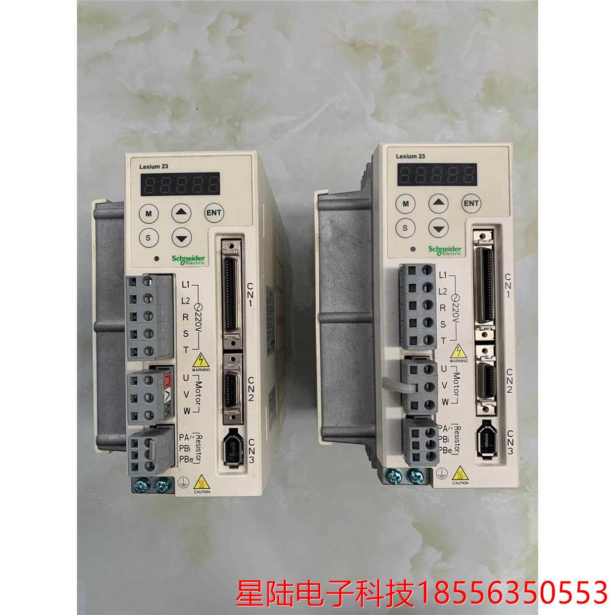 施耐德伺服驱动器LXM23CU10M3X  ，二手拆机，成色