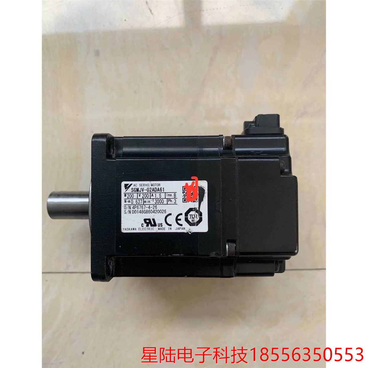 YASKAWA   SGMJV-02ADA61二手成色漂亮，