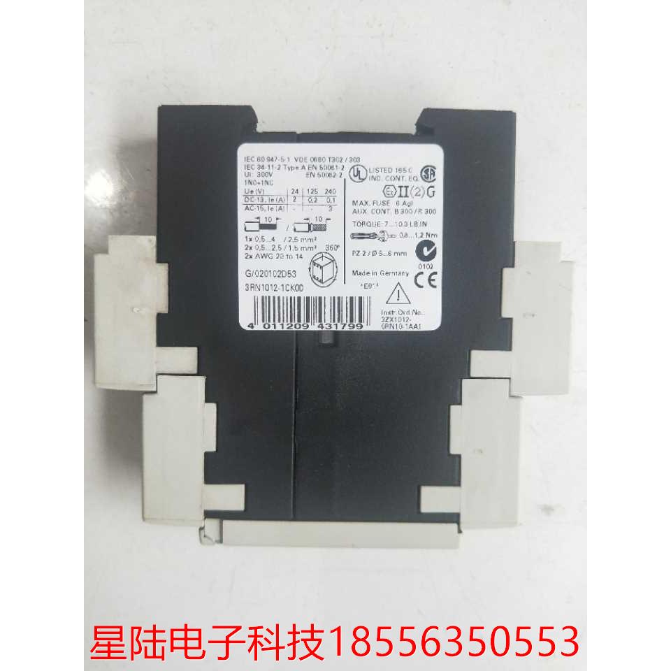 拆机正品  3RN1012-1CK00 实物拍摄 现货包好