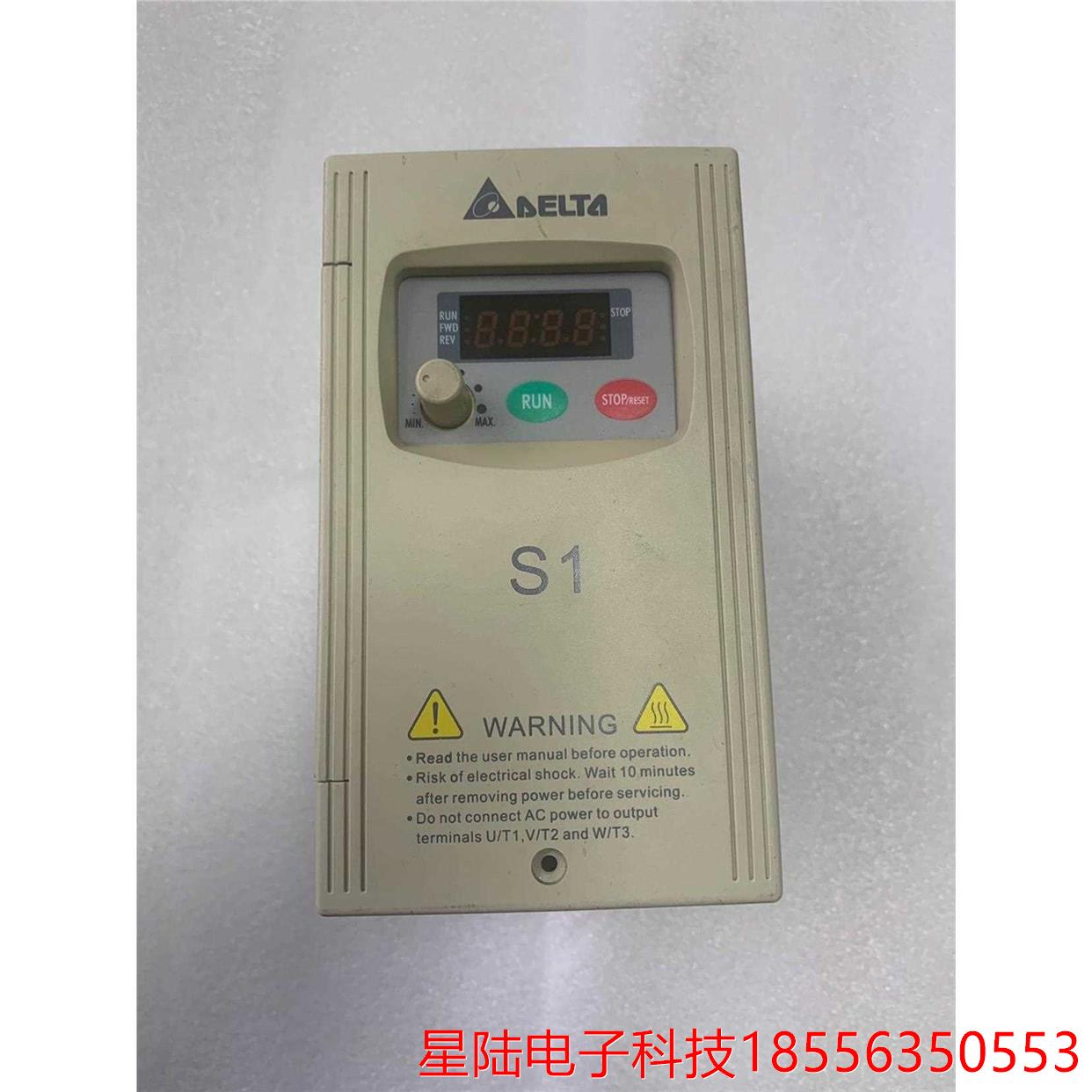 原装台达变频器，VFD007S21A,实物如图，成色很漂亮，