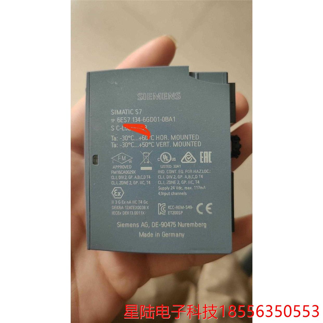 6ES7134-6GD01-0BA1现货3个需要的联系橙色无