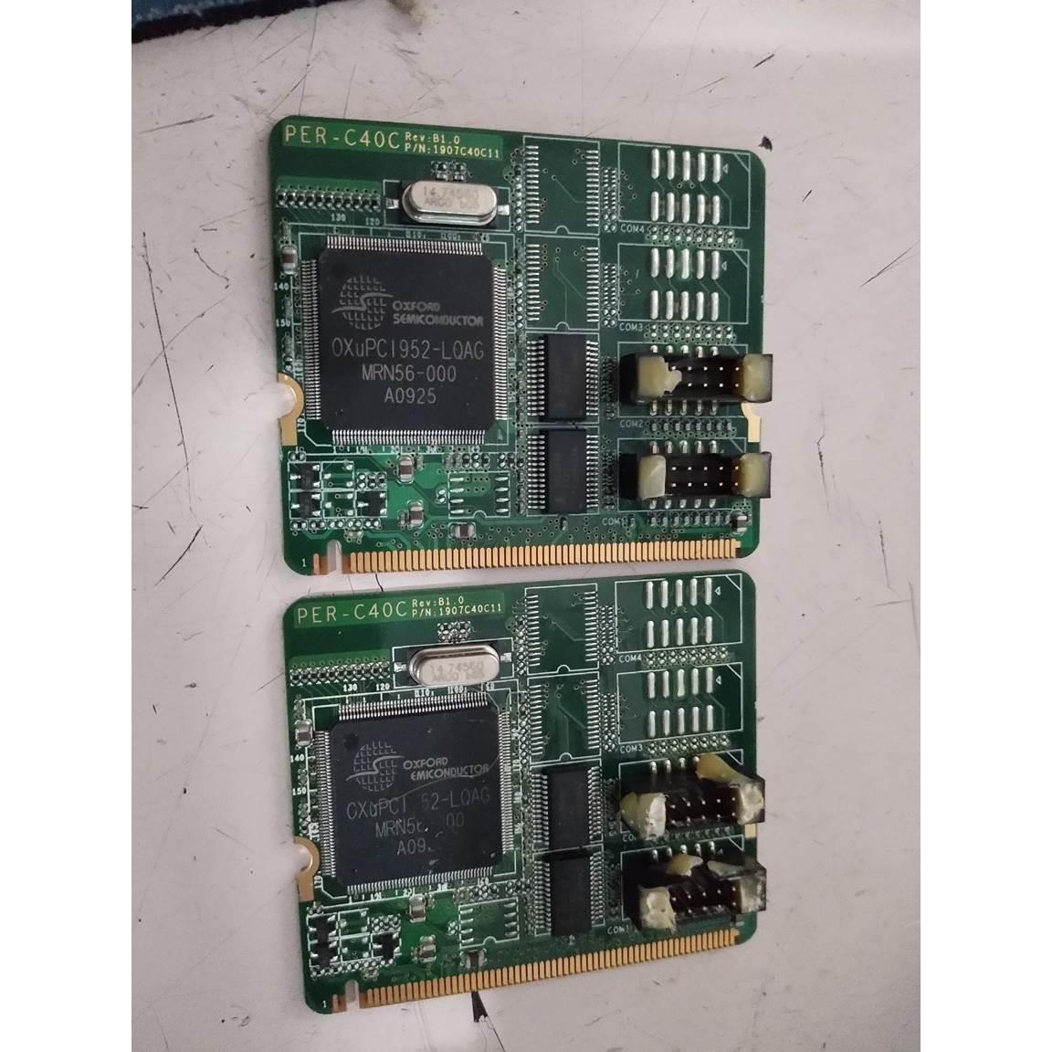 原装实物图嵌入式串口扩展卡 PER-C40C REV:B1.0 2口通讯PER-C40C