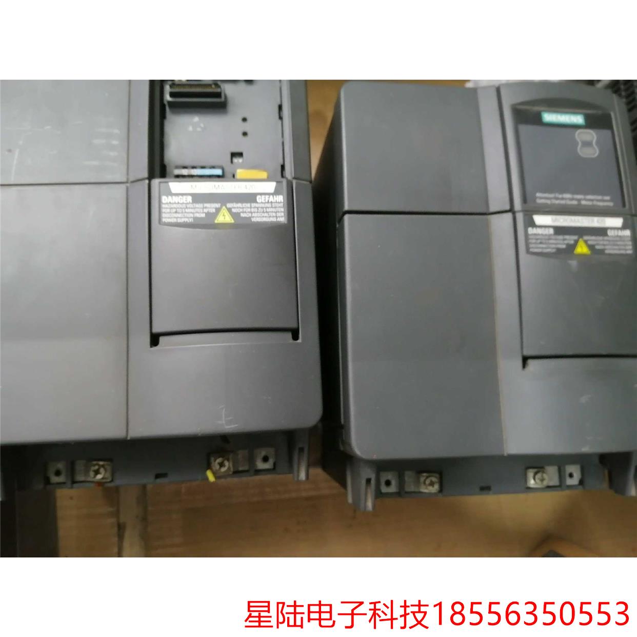 询价再拍 变频器6SE6420-2UD27-5CA1二台,二手拆