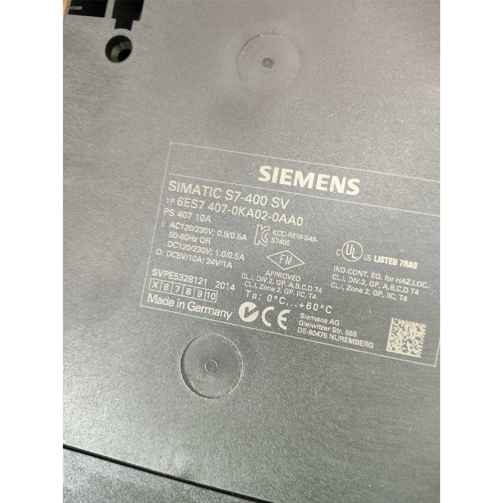 全新原装现货6ES7407-0KA02-0AA0S7-