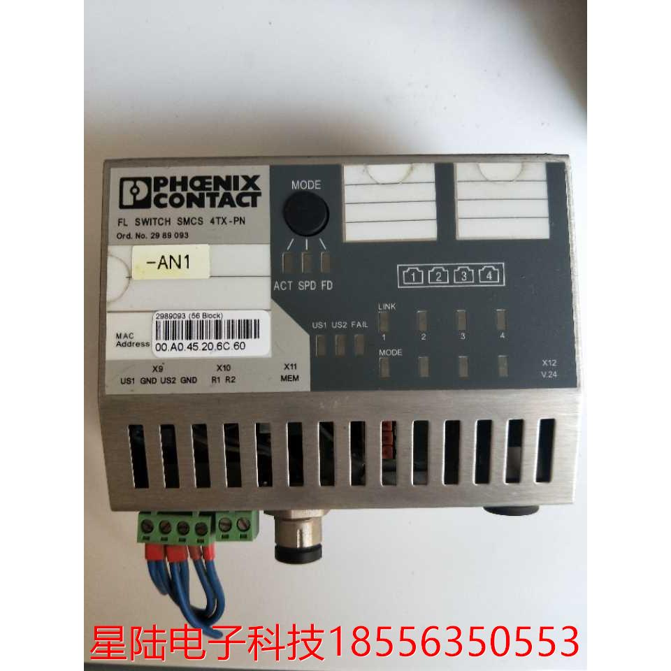 拆机正品 菲尼克斯  FL SWITCH SMCS 4TX-PN 2989093实物拍摄现货