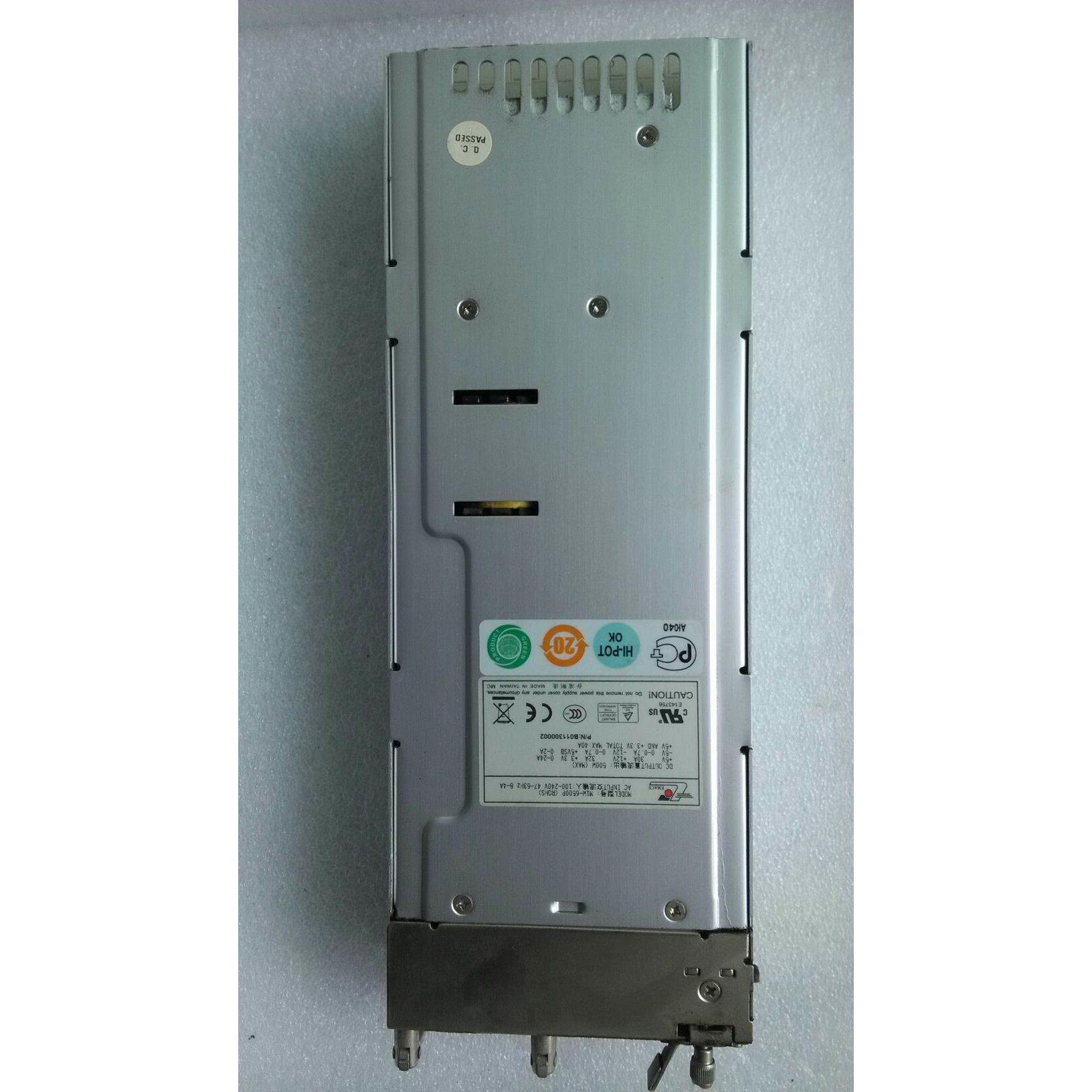 原装拆机 新巨 M1W-6500P 额定500W 热插拔冗余模块电源 现货