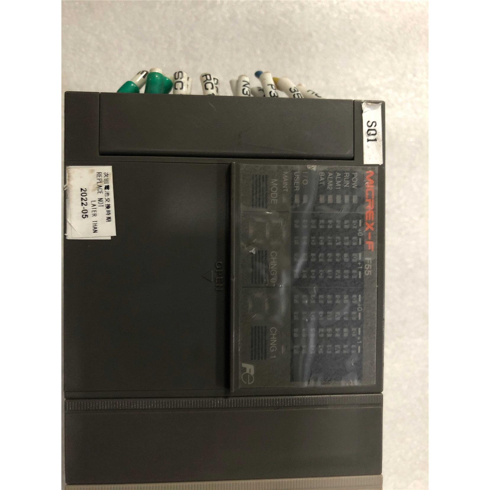 PLC、MICREX-F  F55、DI8、DO8、D08、二手拆机89成新一套、