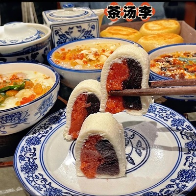 北京天桥茶汤李老字号宫廷双味奶酪卷山楂绵软糕点心代购顺丰冷发