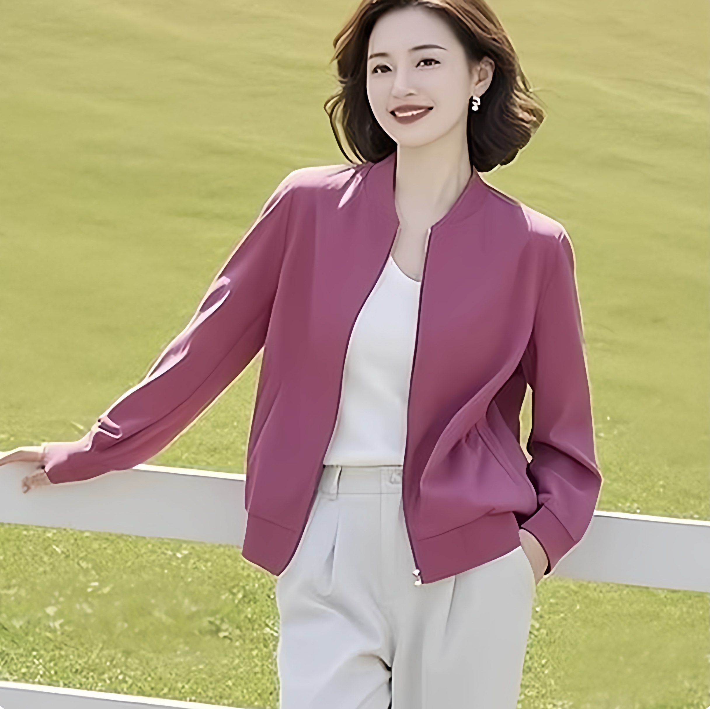 小香风小个子休闲短款外套女潮