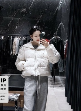 【C+系列】TTP家羽绒服鸭绒绵羊毛领短款4EIN007