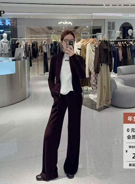 ariosea艾诺丝单官方旗舰店正品2025秋款立领休闲短外套AC604113