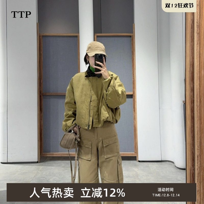 新品棉衣宽松巴恩风外套