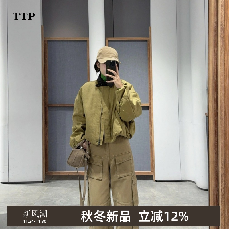 新品棉衣宽松巴恩风外套