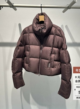 ariosea艾诺丝单官方旗舰店正品2025冬新短款立领羽绒服AR004143