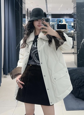 TTP家羽绒服2025冬新品鸭绒可拆毛领【轻暖漫游系列】4EIN067Y