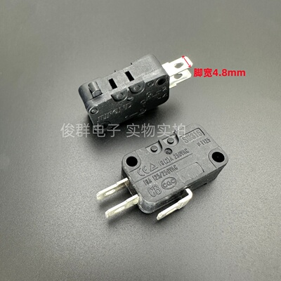 JUFOND 高品质SW315大微动开关16A250VAC行程限位检测复位3脚按钮