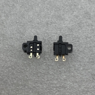 小型复位检测开关微动行程限位感应闪门轻触按压键2脚游戏连接器