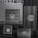 室外大口径尺寸地漏大排量304不锈钢庭院户外花园110 160管防臭器