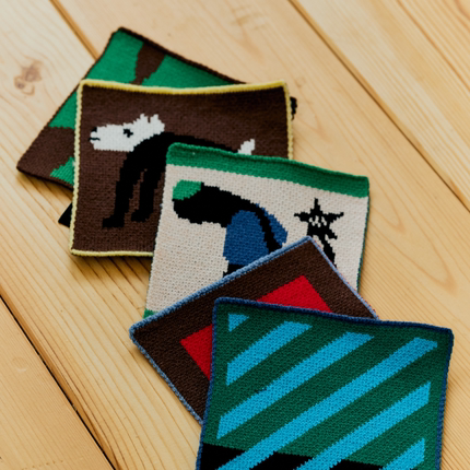 wishmore针织杯垫创意可爱餐垫防烫防滑装饰咖啡杯垫隔热ins礼物