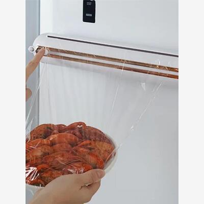 Refrigerator magnetic cling film cutter冰箱磁吸保鲜膜切割器