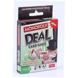English VErsion MonoPoly DEal CarD Play CarD Toy PuzzlE FaM